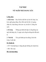 TẬP ĐỌC VỀ NGÔI NHÀ ĐANG XÂY ppsx