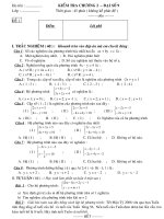 Kiểm tra chương 3-ĐS 9