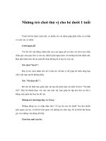 Kỹ năng làm cha mẹ - Phần 19 pptx