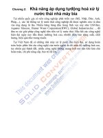 HỆ THỐNG TỰĐỘNG XỬ LÝ NƯỚC THẢI, chương 2 ppsx