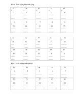 Thuc hanh Phep cong, tru