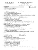 Thi thử chuyên Nguyễn Huệ 485