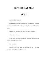 SUY HÔ HẤP MẠN (Kỳ 2) ppt