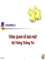 Tổng quan bảo mật hệ thống thông tin
