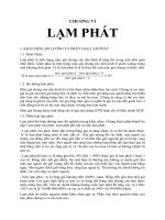 CHƯƠNG VI: LẠM PHÁT doc