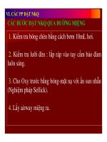 Thiết lập đường thở cấp cứu (Phần 4) pps