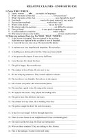 Relative clauses - Enough to use