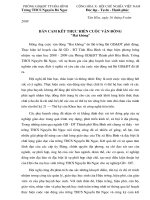 Cam kết thực hiện cuộc vận động hai không