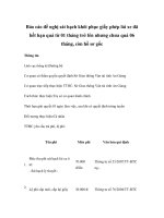 Báo cáo đề nghị sát hạch khôi phục giấy phép lái xe đã hết hạn quá từ 01 tháng trở lên nhưng chưa quá 06 tháng, còn hồ sơ gốc pot