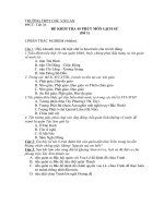 Lịch sử 10 cơ bản