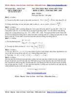Đề Thi Học Sinh Giỏi TOÁN 12 - Tỉnh Thừa Thiên Huế - Khối THPT [2009 - 2010] pps