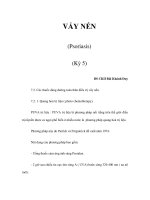 VẨY NẾN (Psoriasis) (Kỳ 5) pdf