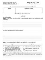 Đề kiểm tra cho học sinh