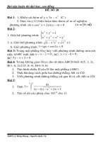 Đề ôn luyên ĐH - CĐ 2010