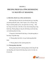 tính toán thiết kế cụm đồ gá để mài biên dạng dao xọc răng bao hình trên máy mài răng MAAG HSS-30, chương 1 pptx
