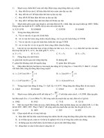 Đề thi thử đại học môn vật lí số 14