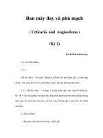 Ban mày đay và phù mạch ( Urticaria and Angioedema ) (Kỳ 2) pot