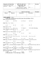 Đề thi HK1 toán7 (09-10)