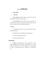 Giáo án Hoá học lớp 9 - ETILEN pdf