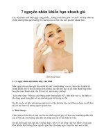 7 nguyên nhân khiến bạn nhanh già ppsx