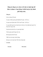 Đăng ký dòng tu, tu viện và tổ chức tu hành tập thể khác có phạm vi họat động ở nhiều huyện, thị, thành phố doc