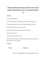 Thông báo phương tiện ngừng khai thác tuyến vận tải khách cố định nội tỉnh, tuyến vận tải cố định tỉnh liền kề pdf