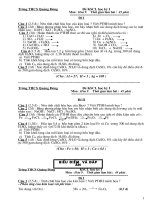 De KT hoc ki I Hoa 9 (co dap an)