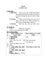 TOÁN LUYỆN TẬP tuần 14 doc