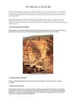 101 điều thú vị trên trái đất