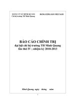 Bao cáo chính trị