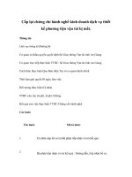 Cấp lại chứng chỉ hành nghề kinh doanh dịch vụ thiết kế phương tiện vận tải bị mất. docx