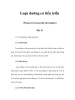Loạn dưỡng cơ tiến triển (Progressive muscular dystrophies) (Kỳ 4) pdf