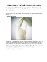 5 bí quyết hạn chế chất béo khi nấu nướng ppsx