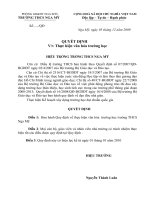 Quy định về văn hóa trường học