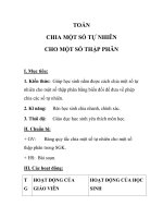 TOÁN CHIA MỘT SỐ TỰ NHIÊN CHO MỘT SỐ THẬP PHÂN docx