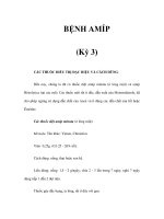 BỆNH AMÍP (Kỳ 3) potx
