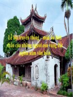 Lễ hội truyền thống ppsx