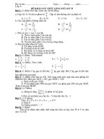 Đề KT giữa kì 2 toán 6 + hướng dẫn