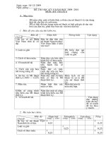 Đề thi MT6 HKI có ma trận