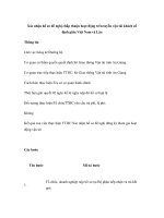 Xác nhận hồ sơ đề nghị chấp thuận hoạt động trên tuyến vận tải khách cố định giữa Việt Nam và Lào docx