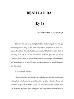 BỆNH LAO DA (Kỳ 1) pptx