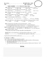 Kiem tra 1 tiet Sinh 9.