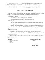 Triệu tập họp hiệu phó (PGD)