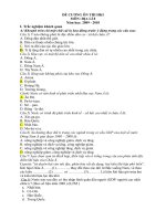 Đề cương ôn tập địa 8-kì 1