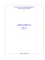 giao an 10 moi nhat. co tich hop dan so va MT