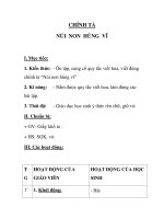 CHÍNH TẢ NÚI NON HÙNG VĨ ppt