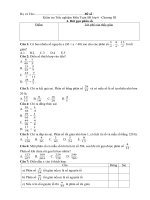 Kiem tra trac nghiem So hoc 6-Rut gon phan so