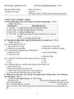 ĐỀ THI HKII CHUẨN TOÀN HUYỆN