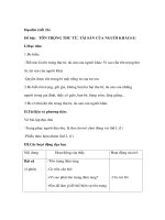 Đạo đức lớp 3 - TÔN TRỌNG THƯ TỪ, TÀI SẢN CỦA NGƯỜI KHÁC(t1) pdf