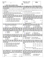 Kiểm tra 1 tiết Ky II